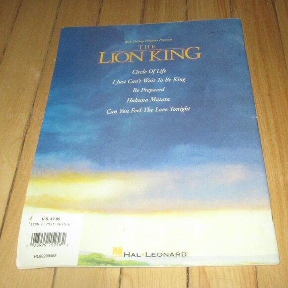 Set of 3 Disney Movie Piano Vocals Chords Music Books Frozen Lion King Aladdin - Picture 9 of 13